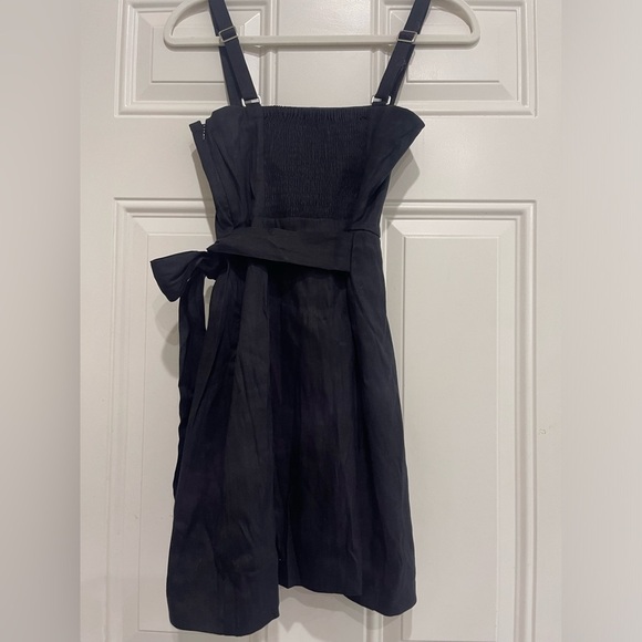 NWT Gianni Bini Serena Linen Shift Wrap Dress - Picture 3 of 5